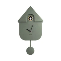 Karlsson Modern Cuckoo Clock - Jungle Green