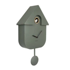 Karlsson Modern Cuckoo Clock - Jungle Green -Smiggle Decor Store 31187 3