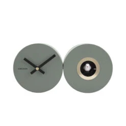 Karlsson Duo Cuckoo Clock - Matte Green