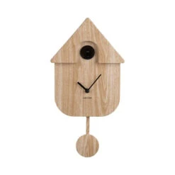 Karlsson Modern Cuckoo Clock - Light Wood