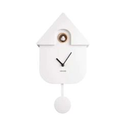 Karlsson Modern Cuckoo Clock - White