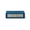 Lexon Flip Classic Alarm Clock In Duck Blue