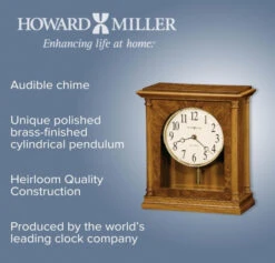 Howard Miller Carly Mantel Clock(Carly Mantel Clock 635 132) 9 Howard Miller Carly Mantel Clock(Carly Mantel Clock 635 132) -Smiggle Decor Store CARLYMANTELCLOCK 4