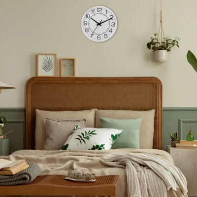 Unique Bargains Decorative Quartz Battery Operated Silent Non-Ticking Round Wall Clocks 8" 5 Unique Bargains Decorative Quartz Battery Operated Silent Non-Ticking Round Wall Clocks 8" - Image 3