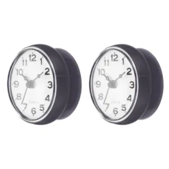 Unique Bargains Waterproof Decorative Silent Quartz Suction Cup Mini Cute Shower Clocks 2 Pcs -Smiggle Decor Store GUEST 086dff89 4006 421c 9f92 ac339f272c7a