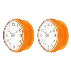 Unique Bargains Waterproof Decorative Silent Quartz Suction Cup Mini Cute Shower Clocks 2 Pcs -Smiggle Decor Store GUEST 1154795e 1571 4547 81a9 abba9780d7c1