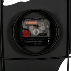 36'' Large Black Metal Wall Clock, Modern Silent World Map Wall Clock With Vintage Numeral,Wall Clocks For Living Room-Cuddlewood -Smiggle Decor Store GUEST 12aaefc4 1f6a 405f 9661 9a799b57b9d7