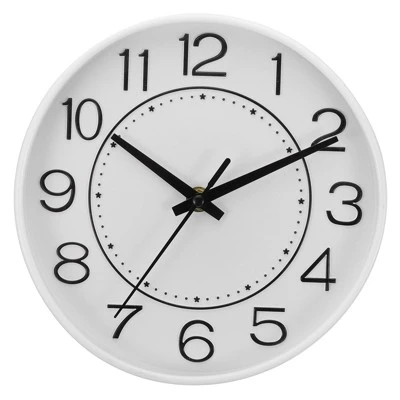 Unique Bargains Decorative Quartz Battery Operated Silent Non-Ticking Round Wall Clocks 8" 6 Unique Bargains Decorative Quartz Battery Operated Silent Non-Ticking Round Wall Clocks 8" - Image 4