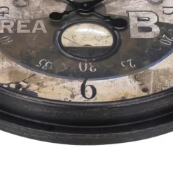 FURNIinspire Wall Clocks 20inch Decorative Round Wall Clock Living Room Hanging Clock Antique Timepiece Home Wall Decor, Brown, 20"*20"*2" -Smiggle Decor Store GUEST 1a90731e feb4 4d13 8542 64146d8dde94