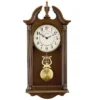 Bulova Clocks Saybrook Wall Clock, Brown Cherry