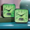 Collections Etc Glow In The Dark Alarm Clocks - 2 Pc Green