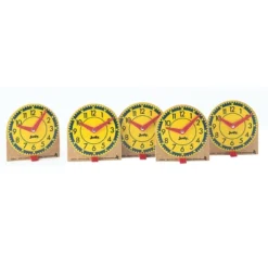 Carson Dellosa Education Mini Judy® Clocks, Grade K-3, Pack Of 12