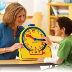 Learning Resources Primary Time Teacher 12-Hour Learning Clock, Teaching Clocks For Kids, Ages 4+ -Smiggle Decor Store GUEST 2ee225e3 778d 4453 93fd f59b78ab1584