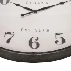 FURNIinspire Wall Clocks 30inch Modern Round Wall Clock Decorative Living Room Vintage Wall Decor, Large Oversize, Brown, 30"*30"*2.25" -Smiggle Decor Store GUEST 2f089f04 c42a 47e9 86ba 30292a3a59b0