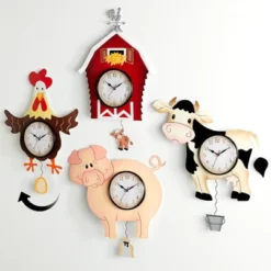 The Lakeside Collection Down On The Farm Pendulum Wall Clocks -Smiggle Decor Store GUEST 370b9646 2c85 4b20 acdd ce17feba8ce6