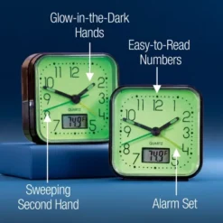 Collections Etc Glow In The Dark Alarm Clocks - 2 Pc Green 8 Collections Etc Glow In The Dark Alarm Clocks - 2 Pc Green -Smiggle Decor Store GUEST 3fe19ac7 6700 47c7 b7b7 5b1ea6a98f2d