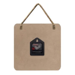 10 Inch Vintage Wooden Wall Clock,Silent Non Ticking Retro Square Hanging Clocks For Home Kitchen Living Room Office -Smiggle Decor Store GUEST 42c4d7d7 a5f2 4494 88b9 a944c5725770