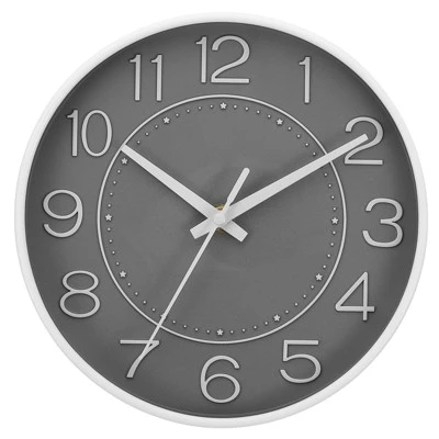 Unique Bargains Decorative Quartz Battery Operated Silent Non-Ticking Round Wall Clocks 8" 11 Unique Bargains Decorative Quartz Battery Operated Silent Non-Ticking Round Wall Clocks 8" - Image 9