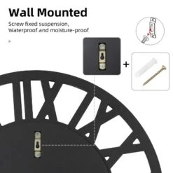 Luxury Wall Clocks Kitchen Clocks Decorative Roman Numerals 3D Frameles -Smiggle Decor Store GUEST 47dddd48 9957 4748 ae00 bbb057fb4d3e