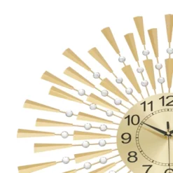YIYIBYUS Large Wall Clocks For Living Room Decor, Modern Gold Silent Wall Clock, 27.6 Inch Retro Crystal Clocks -Smiggle Decor Store GUEST 54783ee4 41c1 4ff9 9b46 298aada07168