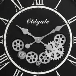 GlasFlength Wall Clocks Non Ticking Clock Digital Wall Clock Silent Vintage Decorative Wall Clocks For Living Room, Black, 30"*3.25"*30" -Smiggle Decor Store GUEST 5dda8892 3468 462e b408 ef0e4e2a5269