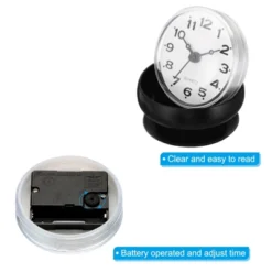 Unique Bargains Waterproof Decorative Silent Quartz Suction Cup Mini Cute Shower Clocks 2 Pcs -Smiggle Decor Store GUEST 5fc6aa51 4879 4c31 a499 07504f290ce7