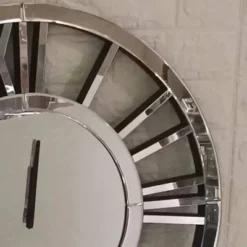 24" Large Wall Clock,Modern Mirrored Wall Clock Battery Operated,Wall Clock Decor,Wall Clocks For Living Room-Cuddlewood -Smiggle Decor Store GUEST 6ab47db3 8109 4ef9 827f 27974ebf6e0d