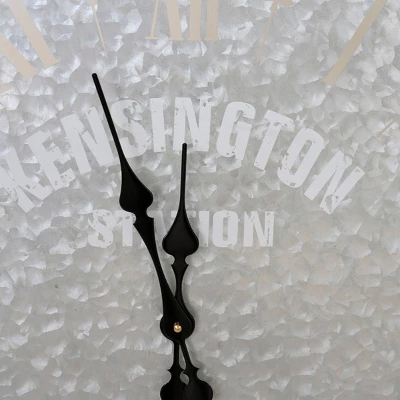 GlasFlength Wall Clocks Wood Frame Contemporary Rustic Elegant Simple Practical Design For Modern Interiors, Brown, 32.3"*1.6"*32.3" 5 GlasFlength Wall Clocks Wood Frame Contemporary Rustic Elegant Simple Practical Design For Modern Interiors, Brown, 32.3"*1.6"*32.3" - Image 3