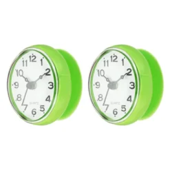 Unique Bargains Waterproof Decorative Silent Quartz Suction Cup Mini Cute Shower Clocks 2 Pcs -Smiggle Decor Store GUEST 8703da3e 24c7 474a 8384 30a27a107d7f
