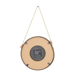 Set Of 3 Metal Wall Clocks With Rope Accents White - Olivia & May: Vintage Iron Timepieces, Indoor Decor -Smiggle Decor Store GUEST 8a697819 a5fb 43dd 870f b1c1e71b5cfe