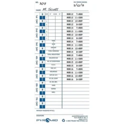 Pyramid Time Systems Pyramid Time Cards For 3000HD 3500 3550SS 3600SS 3700 Time Clocks 100/Pack -Smiggle Decor Store GUEST 91596ec7 edc8 4214 8914 27f5369a5b6f