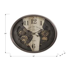 GlasFlength Wall Clocks Non Ticking Clock Digital Wall Clock Silent Vintage Decorative Wall Clocks For Living Room, Brown, 30"*4"*30" 9 GlasFlength Wall Clocks Non Ticking Clock Digital Wall Clock Silent Vintage Decorative Wall Clocks For Living Room, Brown, 30"*4"*30" -Smiggle Decor Store GUEST adecdcde 58ba 4a02 8e9b b99180dc4bb6