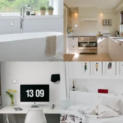 Unique Bargains Waterproof Decorative Silent Quartz Suction Cup Mini Cute Shower Clocks 2 Pcs -Smiggle Decor Store GUEST b855fd16 9b7c 4262 8189 510a63165f3d