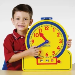 Learning Resources Primary Time Teacher 12-Hour Learning Clock, Teaching Clocks For Kids, Ages 4+ -Smiggle Decor Store GUEST b8a46b88 5e3b 4d12 aeda c3266ef878fc