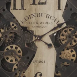 GlasFlength Wall Clocks Non Ticking Clock Digital Wall Clock Silent Vintage Decorative Wall Clocks For Living Room, Brown, 30"*4"*30" 8 GlasFlength Wall Clocks Non Ticking Clock Digital Wall Clock Silent Vintage Decorative Wall Clocks For Living Room, Brown, 30"*4"*30" -Smiggle Decor Store GUEST b8d74719 4917 46a0 a6b9 29836b5ebe66