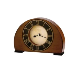 Bulova Clocks Tremont Table Clock, Walnut