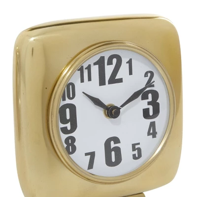 Set Of 2 Aluminum Clocks - Olivia & May 4 Set Of 2 Aluminum Clocks - Olivia & May - Image 2