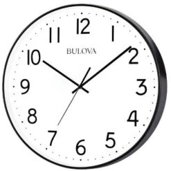 Bulova Clocks Office Mate 16" Diameter Wall Quartz Clock