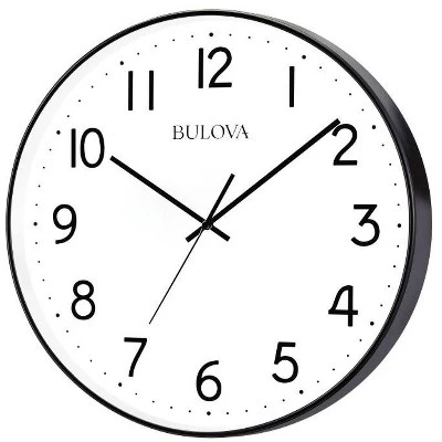 Bulova Clocks Office Mate 16" Diameter Wall Quartz Clock 3 Bulova Clocks Office Mate 16" Diameter Wall Quartz Clock