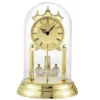 Bulova Clocks Tristan I Brass Finish And Glass Dome Clock