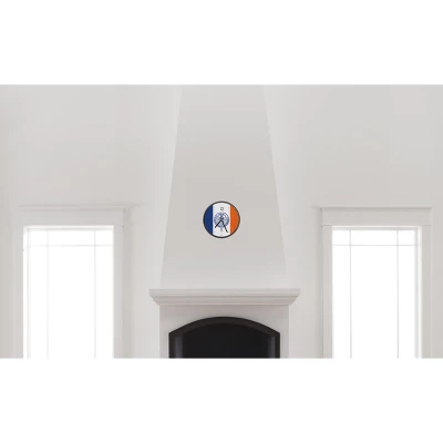 Chicago Lighthouse 12.75"x12.75" City Flag New York City Slimline Frame Decorative Wall Clocks Black 3 Chicago Lighthouse 12.75"x12.75" City Flag New York City Slimline Frame Decorative Wall Clocks Black