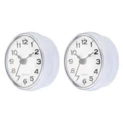 Unique Bargains Waterproof Decorative Silent Quartz Suction Cup Mini Cute Shower Clocks 2 Pcs -Smiggle Decor Store GUEST dba9d8e7 9fd7 4f95 9c39 97985fc656ea