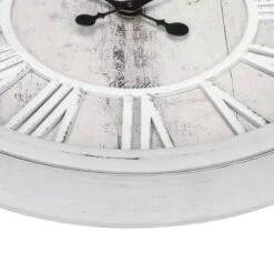 FURNIinspire Wall Clocks 20inch Round Living Room Decorative Roman Numeral Hanging Clock, Timepiece Vintage Wall Decor, Grey, 20"*20"*2.25" -Smiggle Decor Store GUEST e33f6e96 04c3 4ebb 8b1c 836b8071d2e7