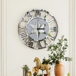 Luxury Wall Clocks Kitchen Clocks Decorative Roman Numerals 3D Frameles -Smiggle Decor Store GUEST e3b8ed5a 7e35 4add 8a97 7676eb550f90