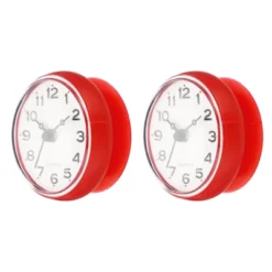 Unique Bargains Waterproof Decorative Silent Quartz Suction Cup Mini Cute Shower Clocks 2 Pcs -Smiggle Decor Store GUEST e7e9e4c3 2db1 4fc5 a5f8 5507496f39df