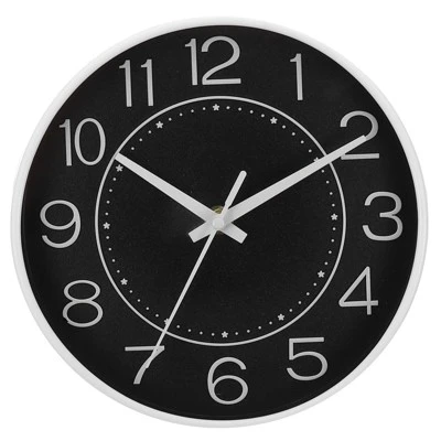 Unique Bargains Decorative Quartz Battery Operated Silent Non-Ticking Round Wall Clocks 8" 10 Unique Bargains Decorative Quartz Battery Operated Silent Non-Ticking Round Wall Clocks 8" - Image 8