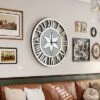 Luxury Wall Clocks Kitchen Clocks Decorative Roman Numerals 3D Frameles