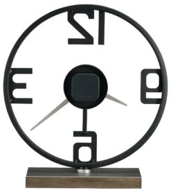 Howard Miller Hollis Metal And Wood Accent Clock(Howard Miller Hollis Metal And Wood Accent Clock 635256) -Smiggle Decor Store HOLLISACCENTCLOCK 2