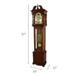 Hermle Alexandria Grandmother Clock-Made In USA/Germany(Hermle Alexandria Grandmother Clock) -Smiggle Decor Store HermleAlexandriaGrandmotherClock dimensions