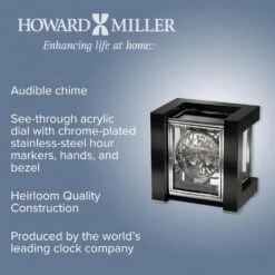 Howard Miller Park Avenue Mantel Clock,Key-Wound,Triple-Chime Movement(Howard Miller Park Avenue Mantel Clock Key Wound Triple Chime Movement 630270) -Smiggle Decor Store HowardMillerParkAvenueMantelClock 4